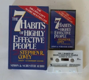 The Seven Habits of Highly Effective People by Stephen R. Covey (1989, Audio Cas - Picture 1 of 5