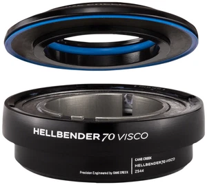 Cane Creek Hellbender 70 Visco Upper Headset - ZS44/28.6-H13.5, Mid Tune, Black - Picture 1 of 1