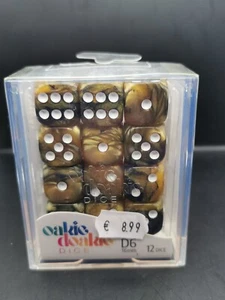 OAKIE DOAKIE DICE | GEMIDICE | D6 16MM | GEMIDICE HORNET | 12 DICE SET | OVP - Bild 1 von 2