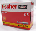 Original Fischer S 6 Spreizdübel 30mm 6mm 50106 100St. Original verpackt Bohren
