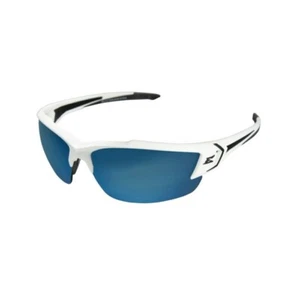 Edge Eyewear Khor G2, White Frame, Aqua Precision Blue Mirrored Lens - Picture 1 of 1