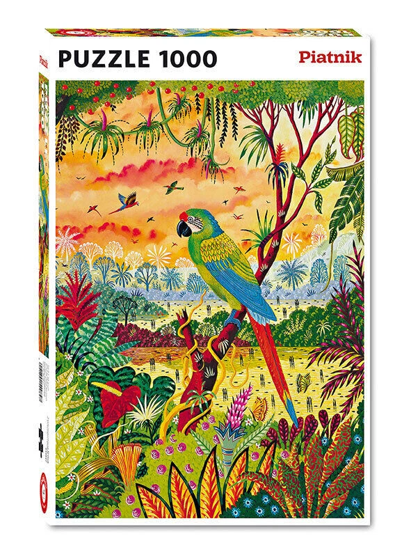 Puzzle 1000 elementów. Ara zielona - Изображение 1 из 1