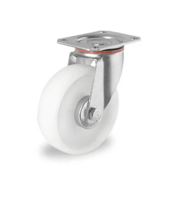 DER ROLLENDE SHOP Lenkrolle 200 mm Polyamid