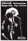 Jethro Tull 1972 concert poster print