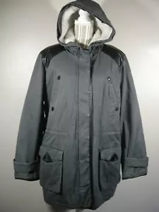 NEW-STYLE & CO.WOMEN'S JACKET MILITARY COLOR,COTTON SHELL, FAUX HOOD, SIZE: XL - Picture 1 of 12
