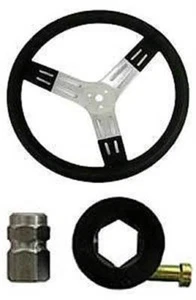 15 " Aluminum Steering Wheel Combo with Disconnect IMCA - Picture 1 of 1