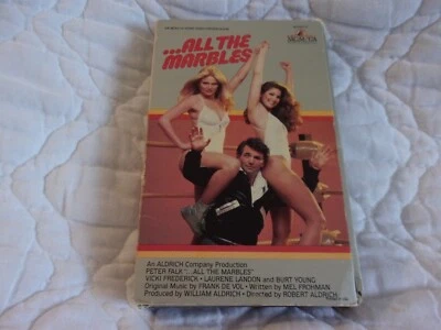 ALL THE MARBLES VHS FEMALE WRESTLING PETER FALK LAURENE LANDON BURT YOUNG COMEDY - Image 1 of 4