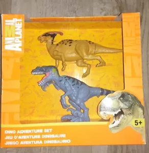 Animal Planet Dino Adventure playset T-Rex Dinosaurs movable arms and jaws - Picture 1 of 1