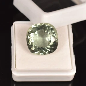 AAA Natural Flawless Green Montana Sapphire Unheated Loose Gemstone 12.40 Ct - Picture 1 of 8