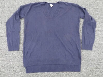 Suéter Gap Mujer Medio Azul Pullover Cuello en V Manga Larga Tejido Foto 1 de 4