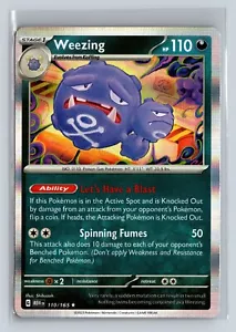 Pokemon Escarlata y Violeta 151 Weezing Raro Holo 110/165 - Imagen 1 de 2