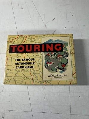 Vintage 1955 Parker Bros. TOURING Famous Automobile CARS GAME Complete??? NICE!! — 第 1/4 张图片