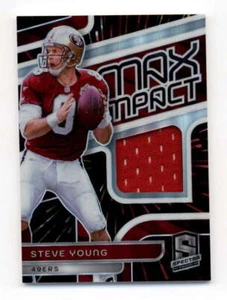 STEVE YOUNG 2024 PANINI SPECTRA MAX IMPACT HYPER JERSEY RELIQUIA #55/75 BF7690 - Imagen 1 de 1