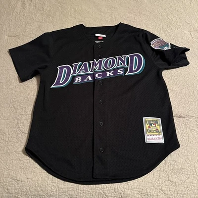 Randy Johnson 1999 Mitchell & Ness Men's Diamondbacks MLB Button Front BP Jersey - Image 1 of 4