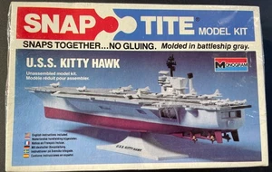 Monogram USS kitty Hawk Snap Tite 1020 FS NEW Model Kit ‘Sullys Hobbies’ - Picture 1 of 3
