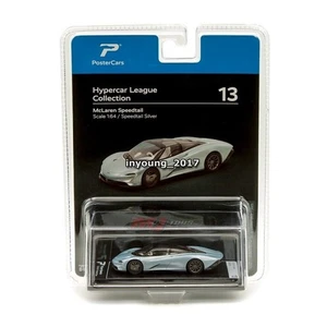 1:64 2022 Mclaren Speedtail Model Car Diecast Toy Vehicle Collection Silver - Picture 1 of 2