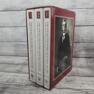 The Collected Works Of Justice Holmes 3 Volume Box Set Chicago Press - Imagen 1 de 4