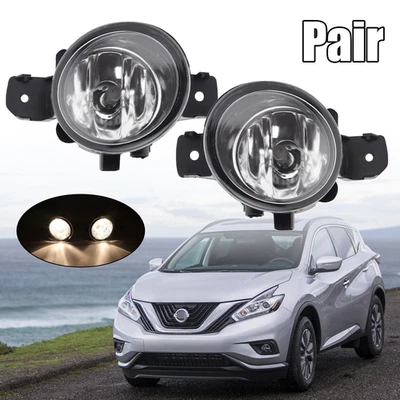 Par de luces antiniebla aptas para Nissan Altima Sentra Máxima Rogue Infiniti QX60 Foto 1 de 4