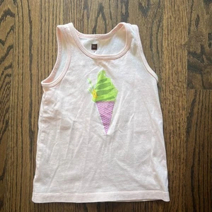 Tea Collection Matcha Ice Cream Mädchen Grafik ärmelloses Tanktop - Größe 4 - Bild 1 von 3