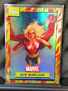 2024 Topps Chrome Marvel Human Torch Eve Warlock /39 1st - Bild 1 von 2