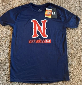 Under Armour Nashville Sounds Minor League Baseball Blue T Shirt Youth L NWT - Picture 1 of 8