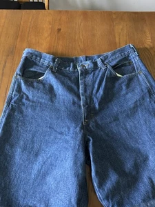 DRAGGIN JEANS Kevlar gefüttert 36x32 Denim Motorrad Hose Fast Co. Vintage Blau - Bild 1 von 7