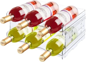 Portabottiglie Vino e Acqua Impilabile, Bottigliera e scaffale x 6 - Foto 1 di 7