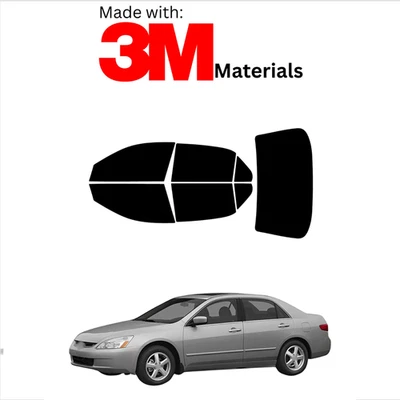 Tinte de ventana precortado para Honda Accord sedán 03-07 cerámica estable hecha con 3M Foto 1 de 4
