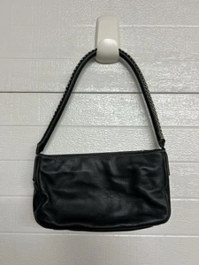 Lauren Ralph Lauren Schultertasche klein schwarz Leder - Bild 1 von 17
