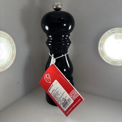 Peugeot 23713 Paris U'Select 7-Inch Salt Mill, Black Lacquer