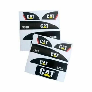 Metal Sticker Waterproof Decals for Huina 550 15 RC Channel Excavator Decoration - Foto 1 di 4