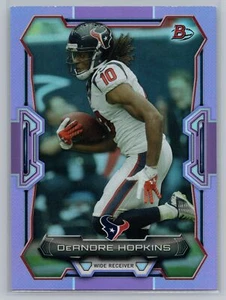2015 Bowman DeAndre Hopkins Veterans Rainbow Purple #48 - Picture 1 of 2