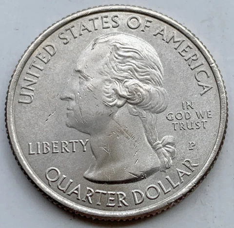 2020P USVI Salt River Bay Quarter Reed Impression Obverse Circ.Coin 5.71g ID Q42 Cover