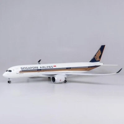 Modelo de trem de pouso de avião 47cm 1:140 Singapore Airlines Airbus A350 resina - Imagem 1 de 4
