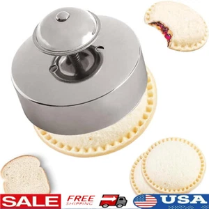 Sandwich Cutter Sealer Uncrustables Maker Kids DIY Sandwiches Lunch Tool New - Picture 1 of 8
