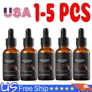 Hair Growth Serum & Oil Set Black Rice Rosemary Water Spray 10X Formula Hot - Picture 1 of 14