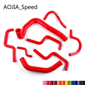 Silicone Radiator Hose Kit for Holden Commodore VL 3.0l V6 1986 - 1988 Red - Foto 1 di 9