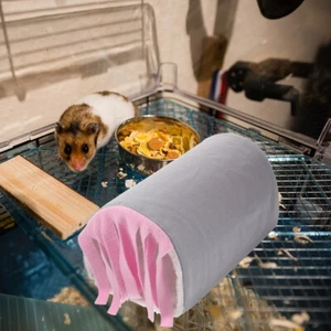 Small Animal Nest Guineapig Shelter House Hamster Hideout Tunnel - Picture 1 of 12