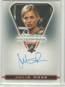 Star Trek Enterprise Season 3 - MAC04 Julia Rose "McKenzie" Autograph Card