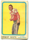 1963 Topps CFL Ernest White Card #57 Ottawa Rough Riders Dayton
