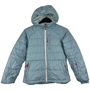 Patagonia Pine Grove Jacket Girls M (10) Ski Snow Jacket Hooded Puffer *Read - Picture 1 of 10
