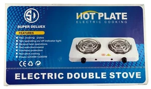 Elektrischer Doppelherd zwei Kochplatten, 1000W+1000W, Nennspannung: 110V - Bild 1 von 3