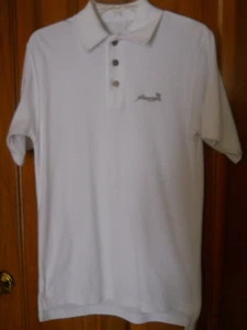 Used Weekenders White Golf Shirt Size Small Cotton/Polyester Blend - Picture 1 of 4