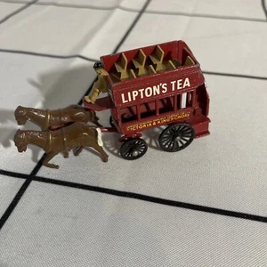Lesney matchbox Lipton's tea collectible miniature horse drawn bus - Picture 1 of 5