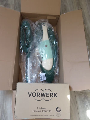 ORIGINAL Vorwerk Kobold VK 135 Grundgerät  + Jahresfilterset     FAST NEUWERTIG  - Bild 1 von 4