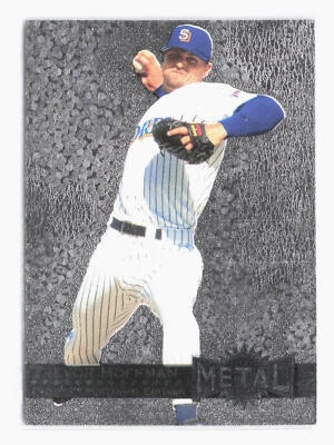 1996 Metal Universe Trevor Hoffman Platinum 238 Parallel San Diego Padres - Image 1 of 2