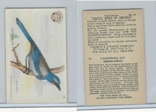 J7, Church & Dwight, Useful Birds America 3rd Ser., 1922, #19 California Jay