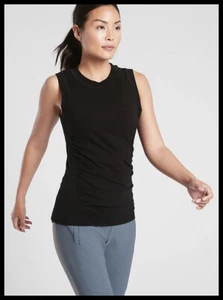 Athleta Foresthill Ascent Damen-Tanktop Größe Small Farbe schwarz neu mit Etikett - Bild 1 von 4