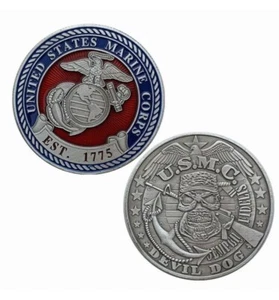 United States Marines Corps, Stand for Flag challenge coins,USMC SET OF 3 COINS! - Picture 1 of 3