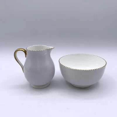 Mini azucarero abierto y crema Wedgwood April Colours gris/hge Foto 1 de 4